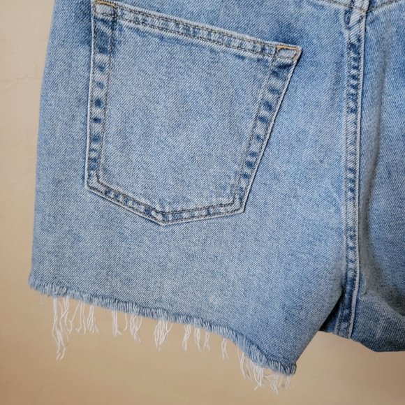 Topshop Moto Mom Cutoff Denim Jean Shorts - Picture 9 of 16